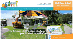 Desktop Screenshot of portdouglasmotel.com.au